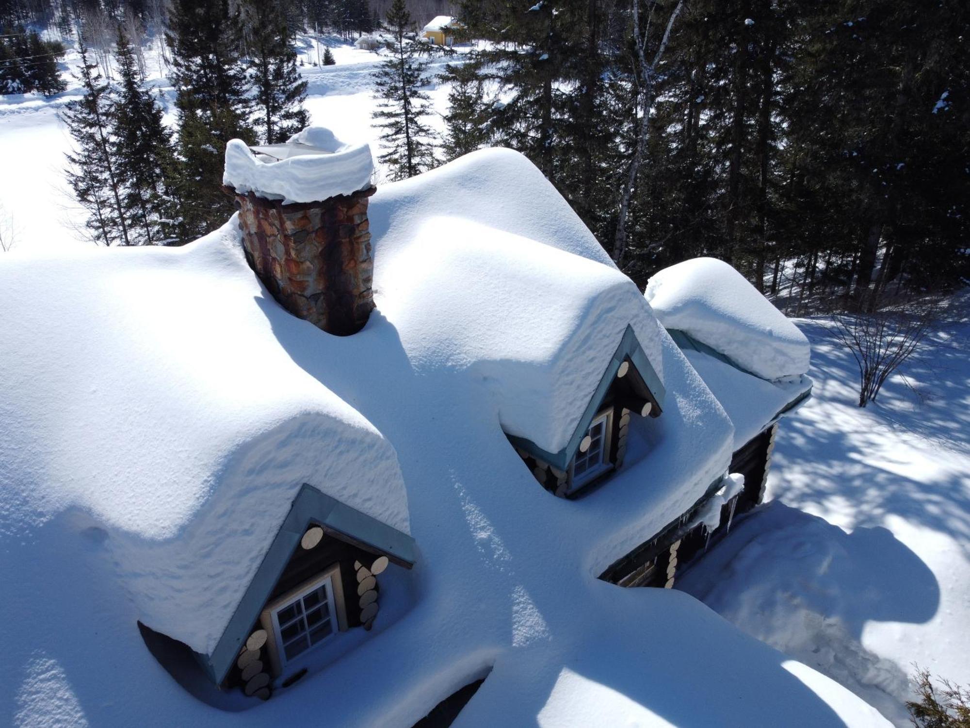 Domaine Le Bostonnais - Le Village En Bois Rond La Tuque Kültér fotó