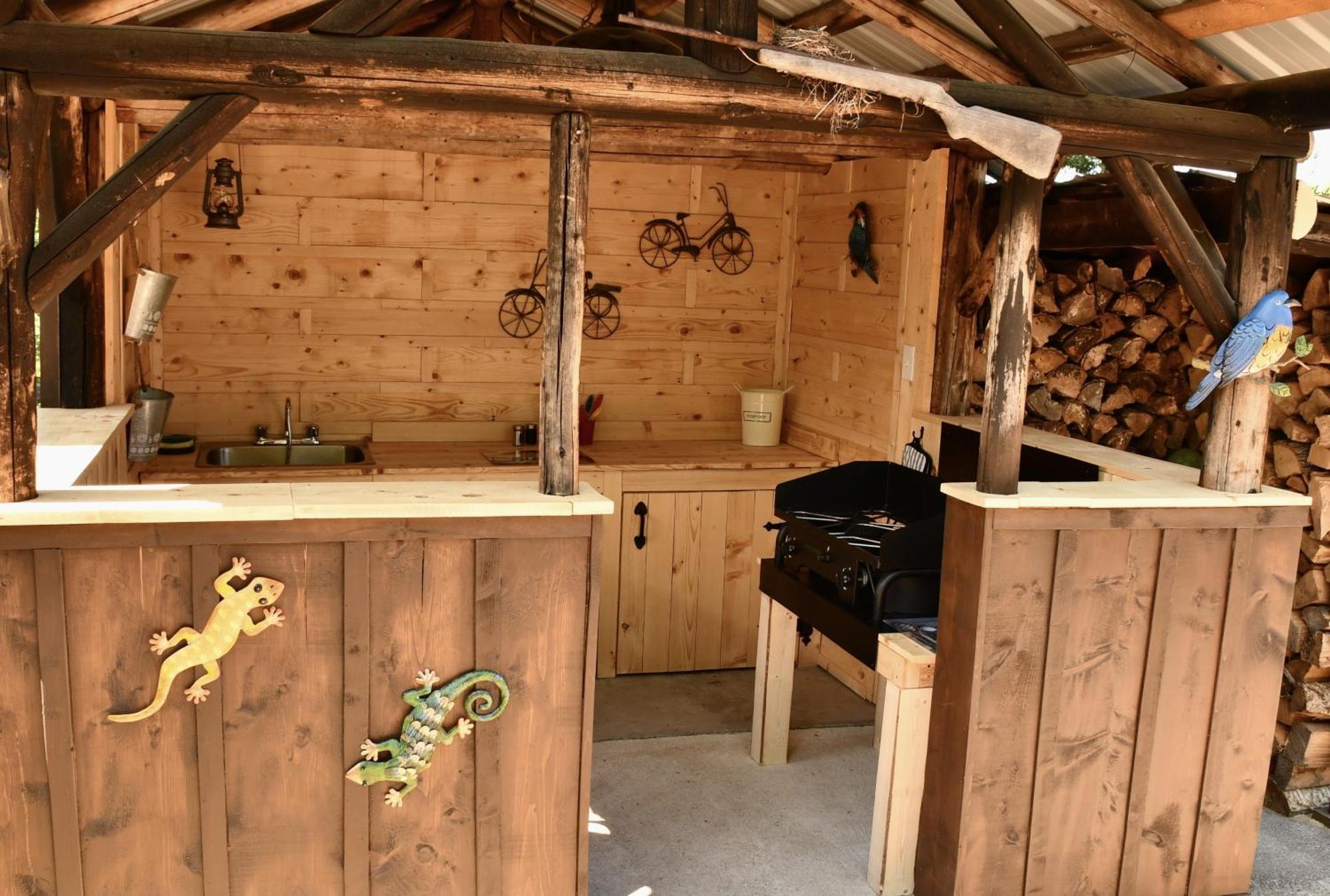 Domaine Le Bostonnais - Le Village En Bois Rond La Tuque Kültér fotó