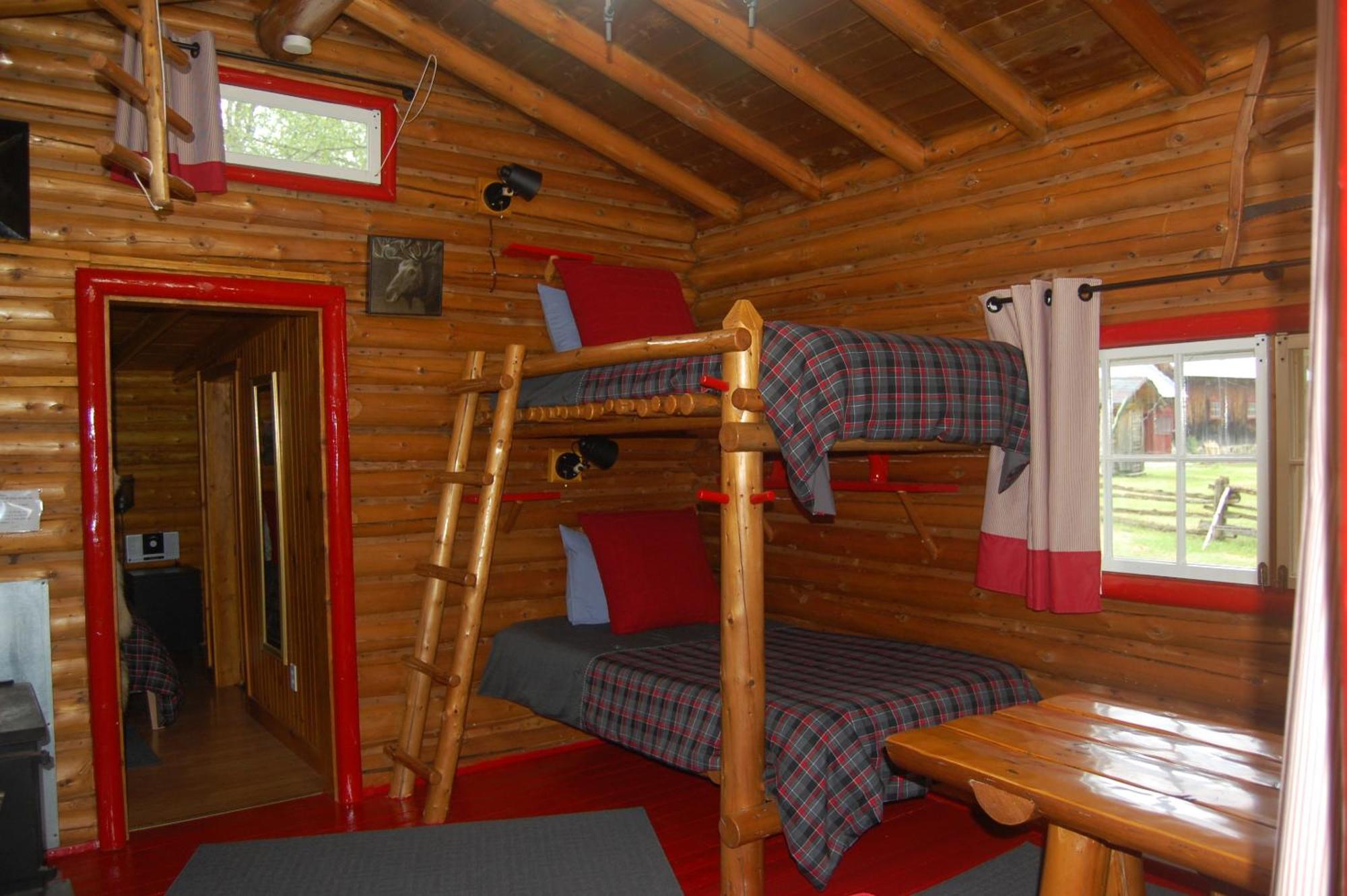 Domaine Le Bostonnais - Le Village En Bois Rond La Tuque Szoba fotó